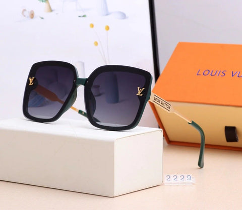 4 Colors Fashion Letter Print Frame Polarized Sunglasses