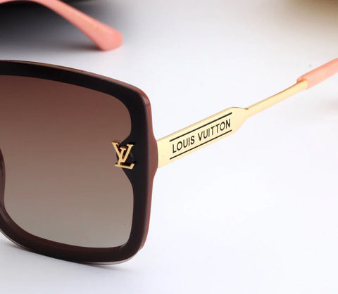 4 Colors Fashion Letter Print Frame Polarized Sunglasses