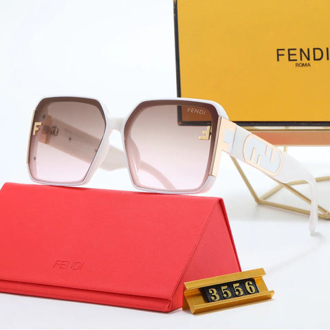 4-color fashion FF letter sunglasses polarizer