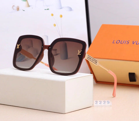 4 Colors Fashion Letter Print Frame Polarized Sunglasses